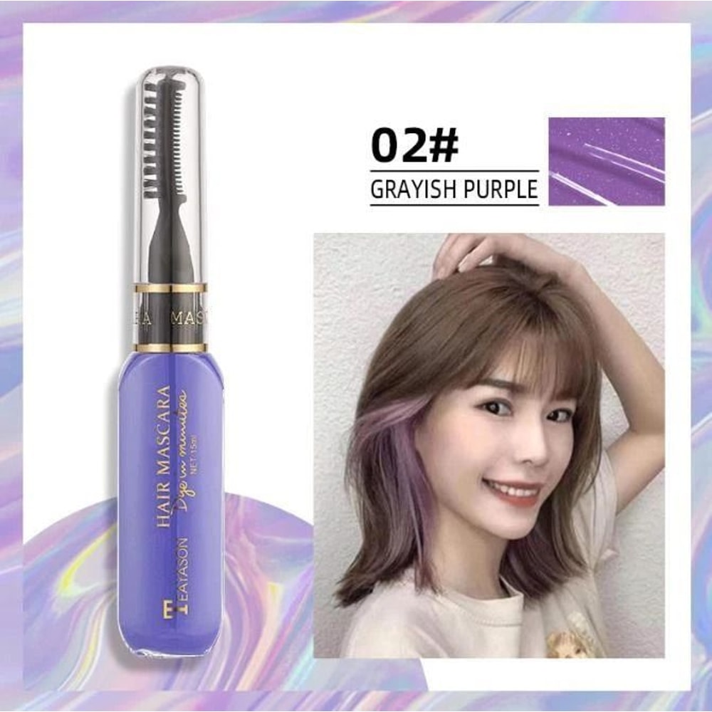 Temporary Hair Color Mascara Comb Washable Hair Dye Styling Wax 4