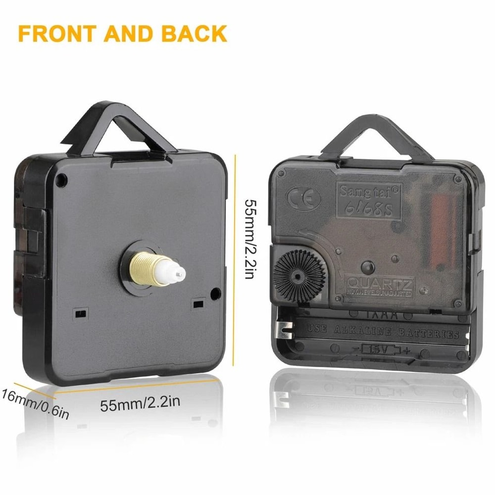 Silent Clock Movement Replacement Kit For DIY Wall Clock Repair With Hands 2