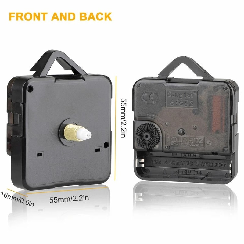 Silent Clock Movement Replacement Kit For DIY Wall Clock Repair With Hands 2