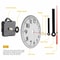 Silent Clock Movement Replacement Kit For DIY Wall Clock Repair With Hands 6