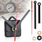 Silent Clock Movement Replacement Kit For DIY Wall Clock Repair With Hands 7