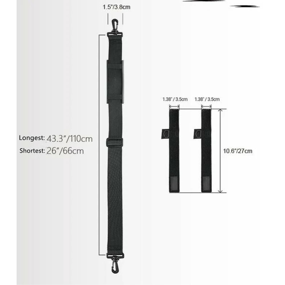 Adjustable Fishing Rod Carrier Strap Shoulder Belt Tackle Holder For Easy Travel 3