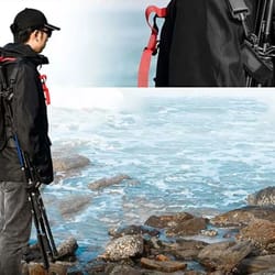 adjustable fishing rod carrier strap shoulder belt tackle holder for easy travel