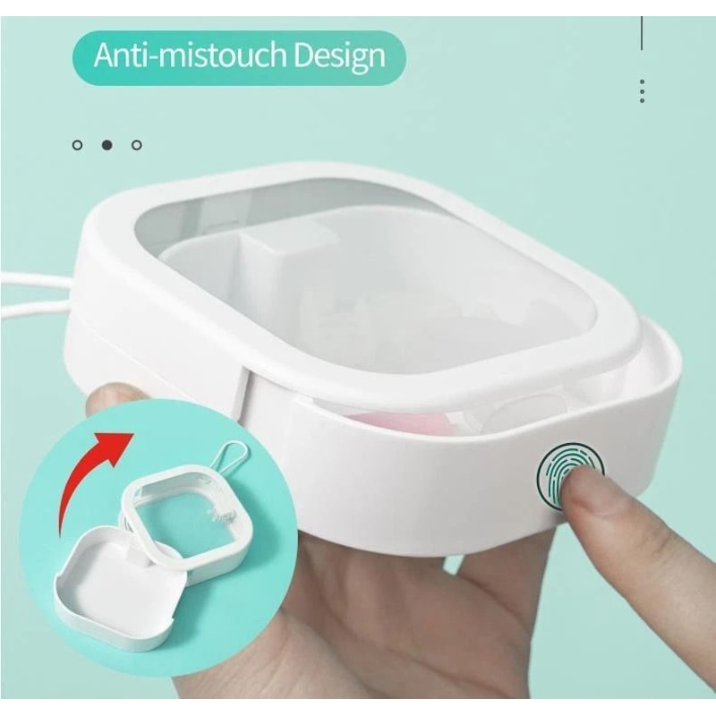 Orthodontic Retainer Holder Storage Box For Dentures And Mouthguard Protection 3