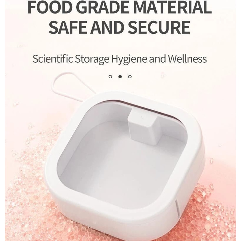 Orthodontic Retainer Holder Storage Box For Dentures And Mouthguard Protection 4