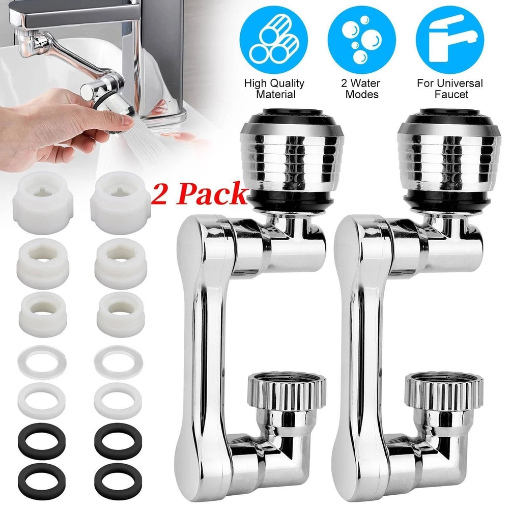 Universal Swivel Extension Faucet Arm Tap Extenders Easy Water Conservation And Extended Reach For