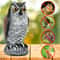 Owl Decoy Statue For Garden Protection Scare Birds Pigeons And Squirrels Away 1