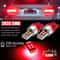 LED Red Strobe Flash Brake Stop Tail Parking Light Bulbs 8