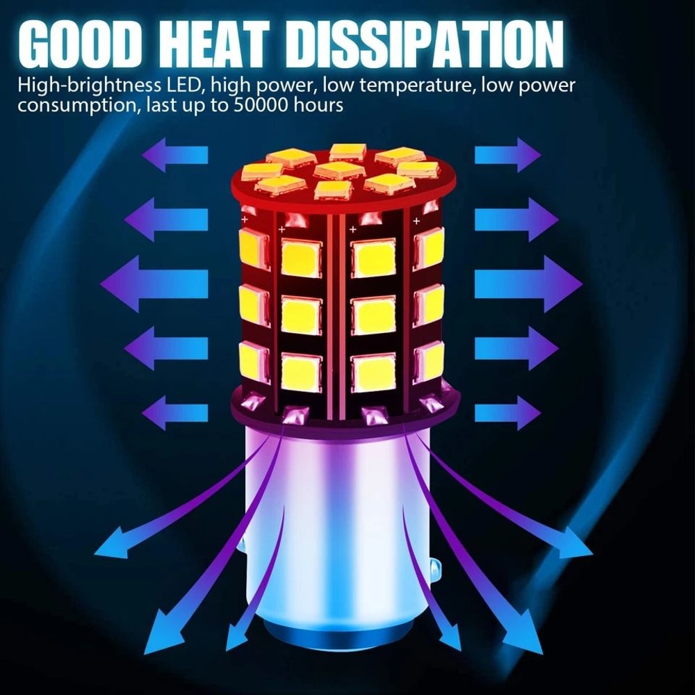 Super Bright LED Tail Brake Light Bulb For Cars Trucks Motorcycles 4