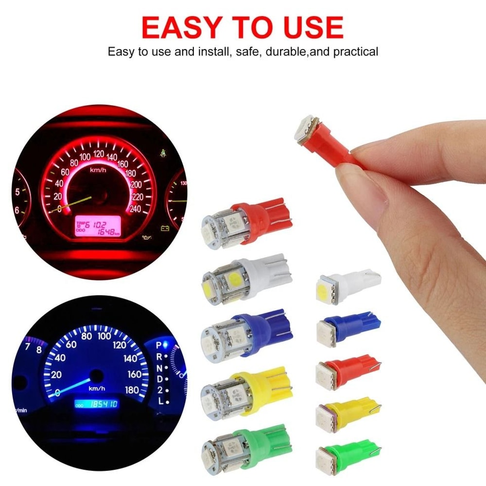 SMD LED Dashboard Speedometer Instrument Gauge Cluster Light Bulbs 2