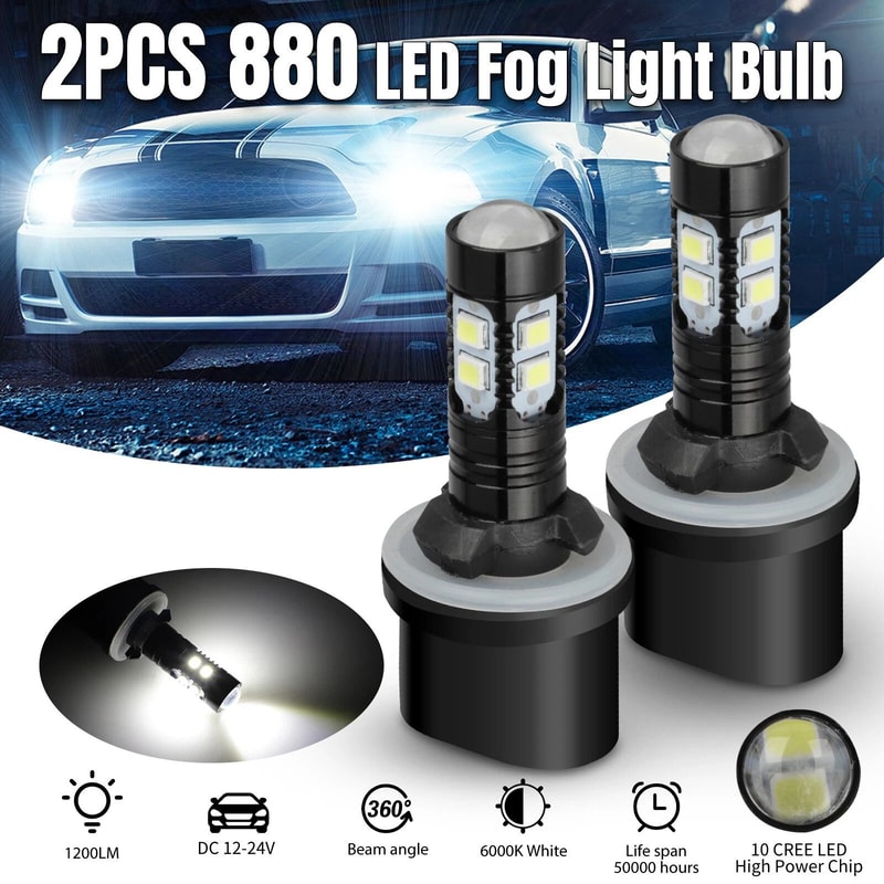 LED Fog Light Driving Bulbs 8