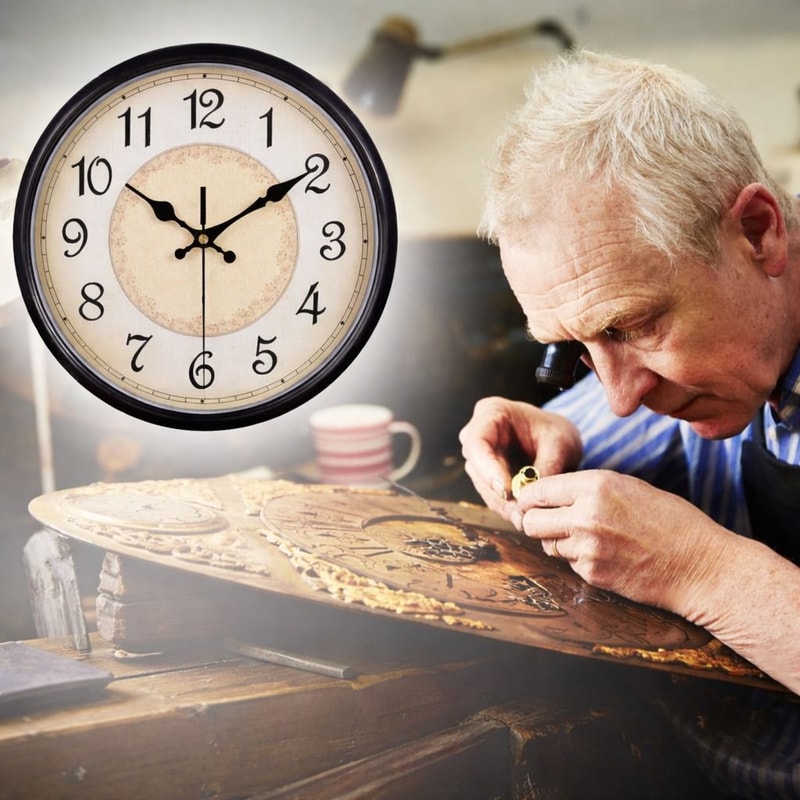 DIY Wall Clock Repair Kit Clock Movement Mechanism With Clock Hands For Wall Clock Repair And Creat 0