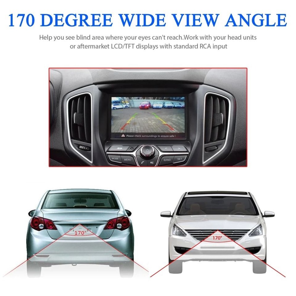 Car Reverse Backup Camera With Night Vision Wide Angle View 3