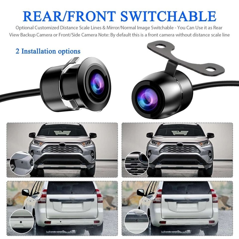 Car Reverse Backup Camera With Night Vision Wide Angle View 4