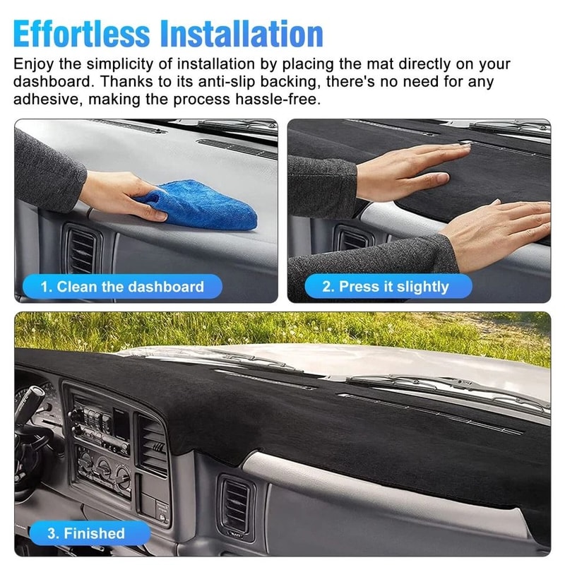 Dashboard Mat Anti Slip Protection Pad 6