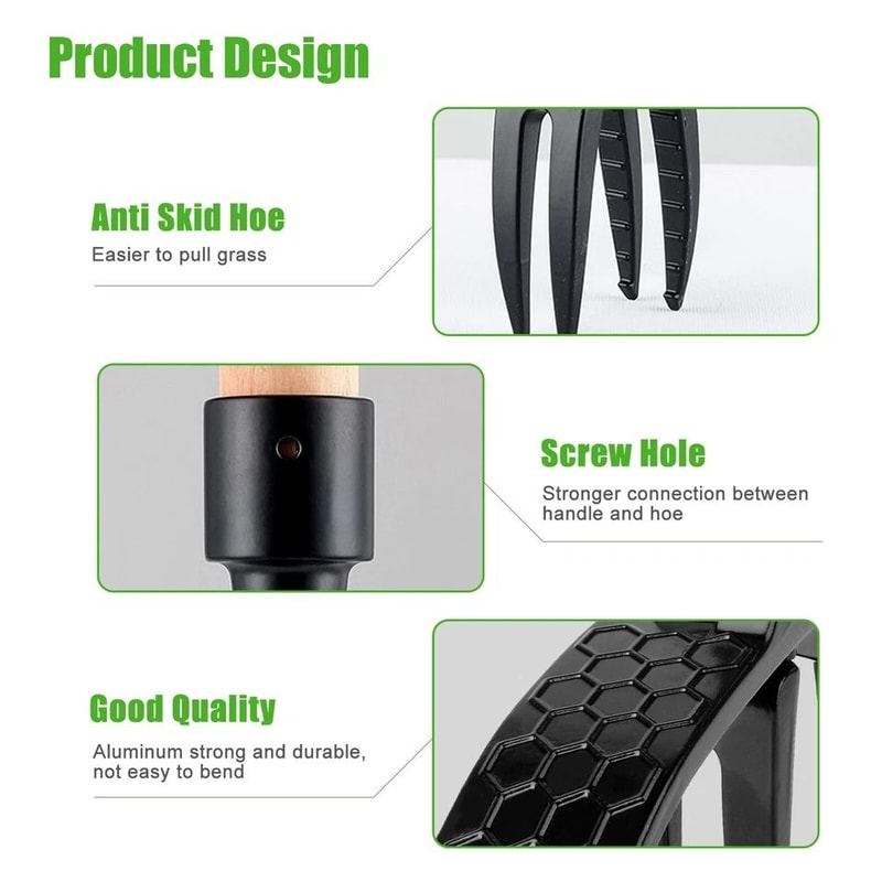 Stand Up Weed Puller Tool For Garden Rust Proof Weed Root Remover With Comfortable Handle 5