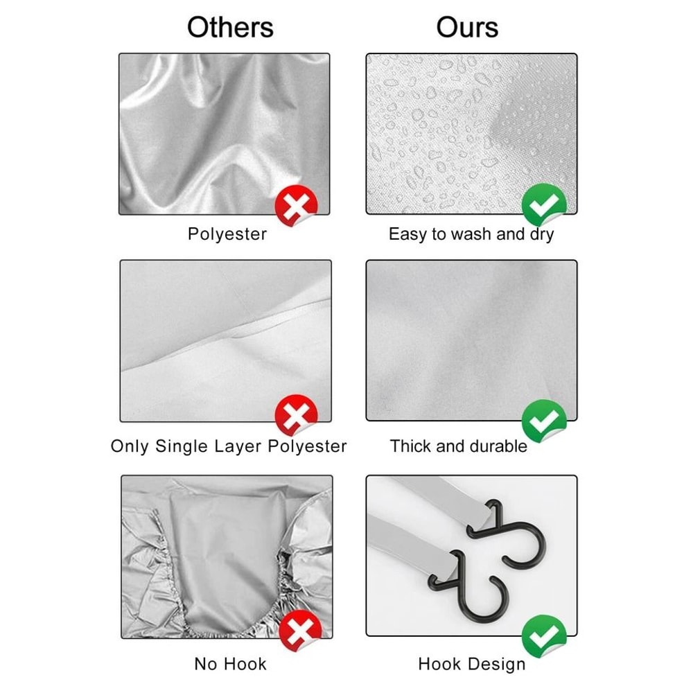 Waterproof Tire Covers For RVs Trailers Sun Weather Protection 7