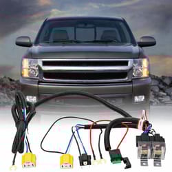 led headlight relay wiring harness kit high performance, easy installation