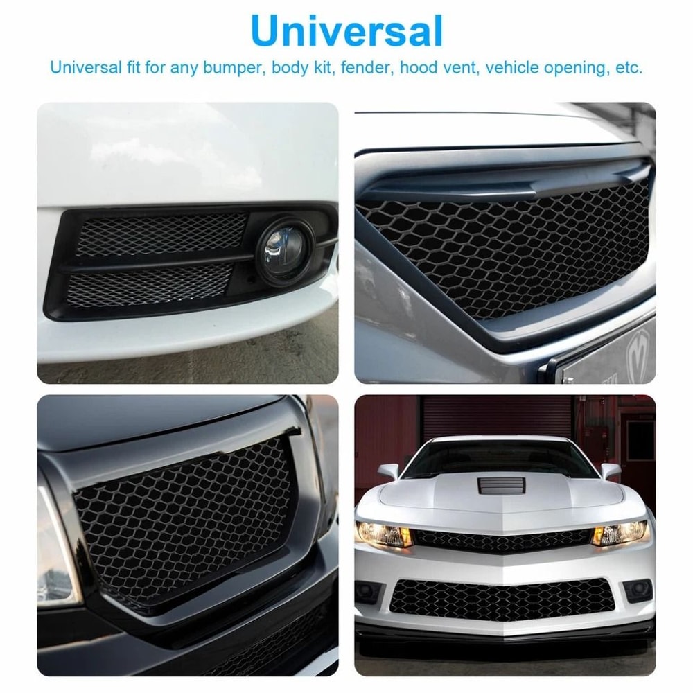 Universal Car Grille Mesh Net Sheet Aluminum Auto Mesh Grill For Vehicle Protection 3