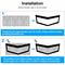 Universal Car Grille Mesh Net Sheet Aluminum Auto Mesh Grill For Vehicle Protection 5