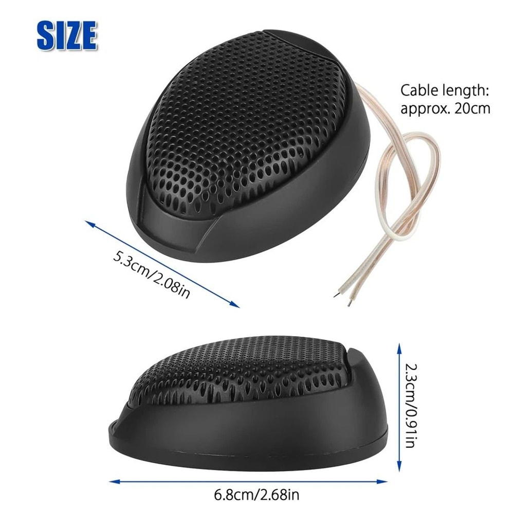 Universal Car Audio Tweeter Speakers Super Loud 3