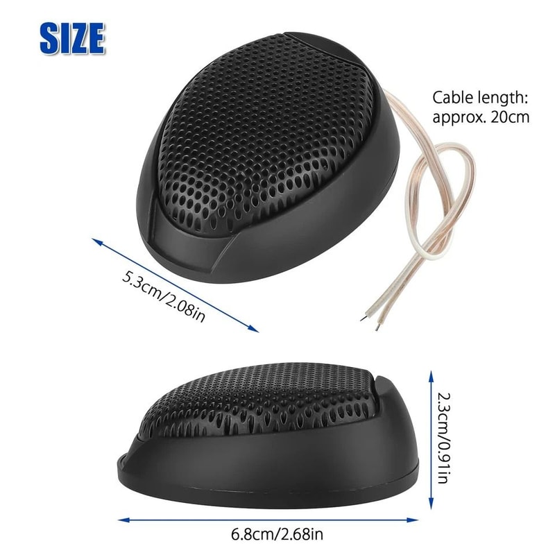 Universal Car Audio Tweeter Speakers Super Loud 3