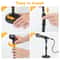 Adjustable Desktop Microphone Stand With Mini Weighted Round Base And Mic Clip 5