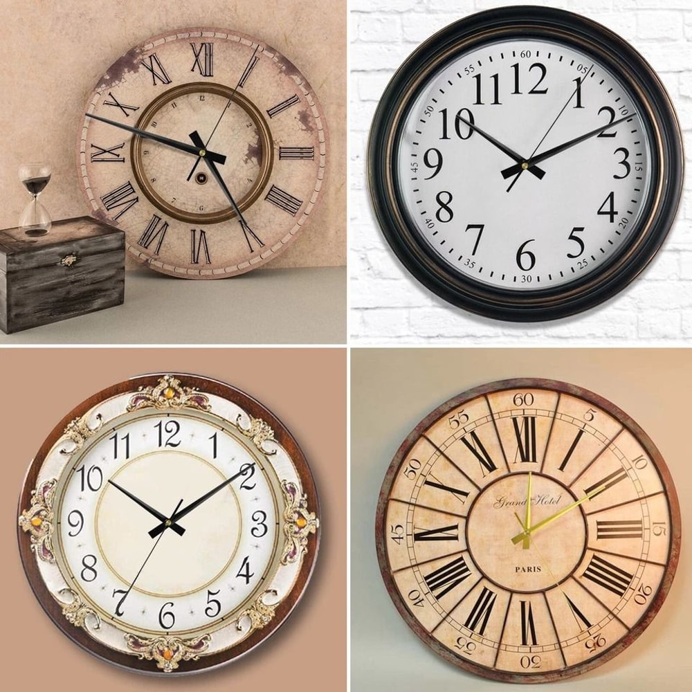 DIY Wall Clock Movement Kit Silent Mechanism Replacement With Hands For Creative Clock Repair 1