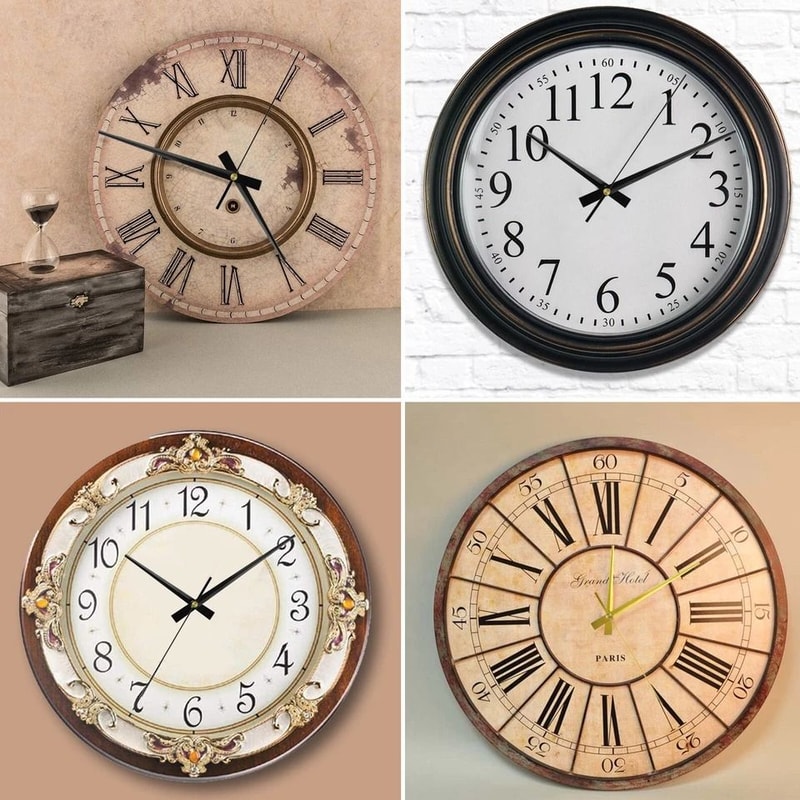 DIY Wall Clock Movement Kit Silent Mechanism Replacement With Hands For Creative Clock Repair 1