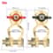 Brass Battery Terminal Clamps Positive Negative Connectors 3