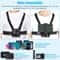 Adjustable Chest Strap Mount For GoPro Phone Holder For Action Sports 4