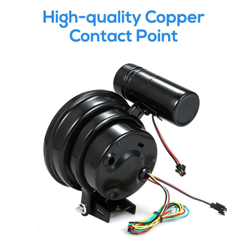 LED Tachometer Gauge With Shift Light Backlight Universal RPM Meter 2