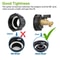 IBC Tote Water Tank Adapter Brass Hose Faucet Valve Connector 5