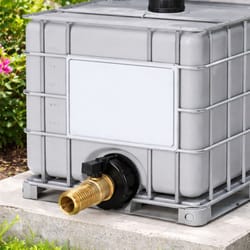 ibc tote water tank adapter brass hose faucet valve connector