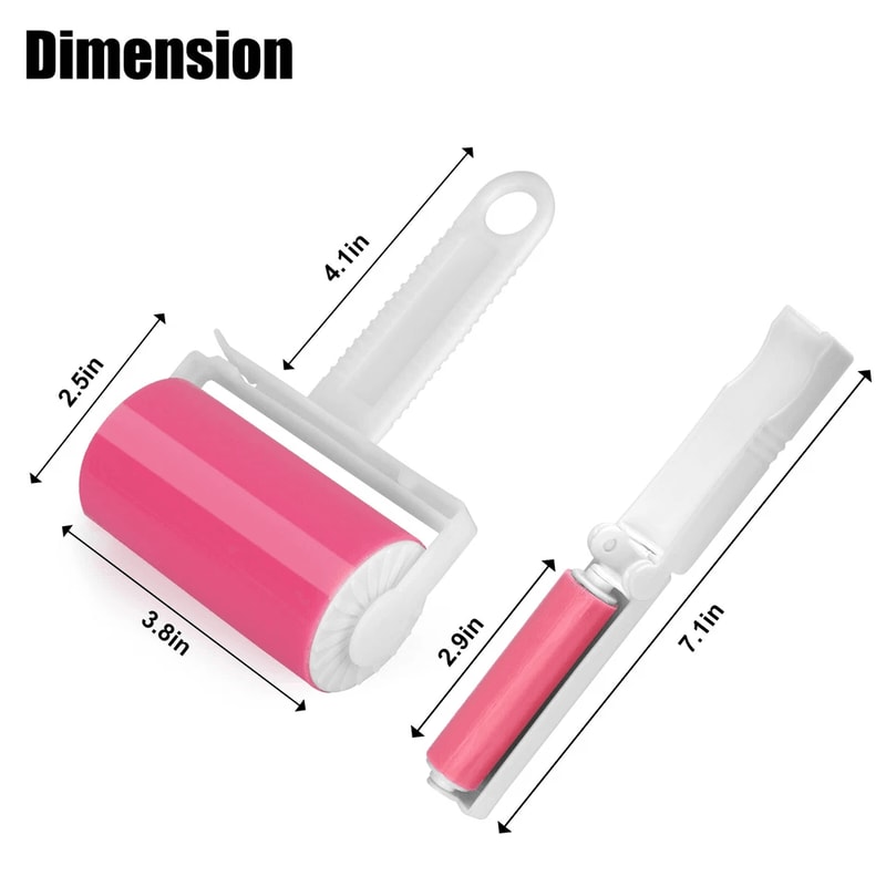Reusable Sticky Lint Roller For Clothes Pet Hair Remover Washable Portable For Home Use 3