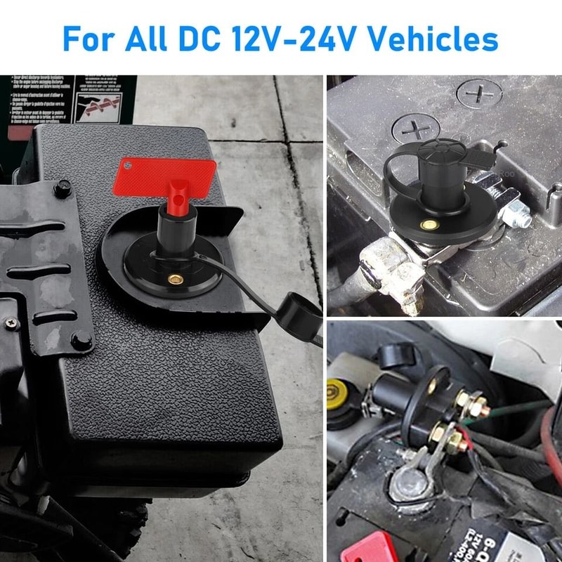 Battery Kill Switch Disconnect Isolator Power Cut OFF For Car Truck RV Boat ATV 0