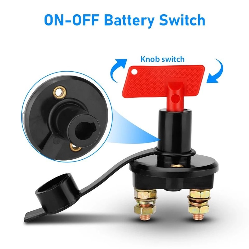 Battery Kill Switch Disconnect Isolator Power Cut OFF For Car Truck RV Boat ATV 7