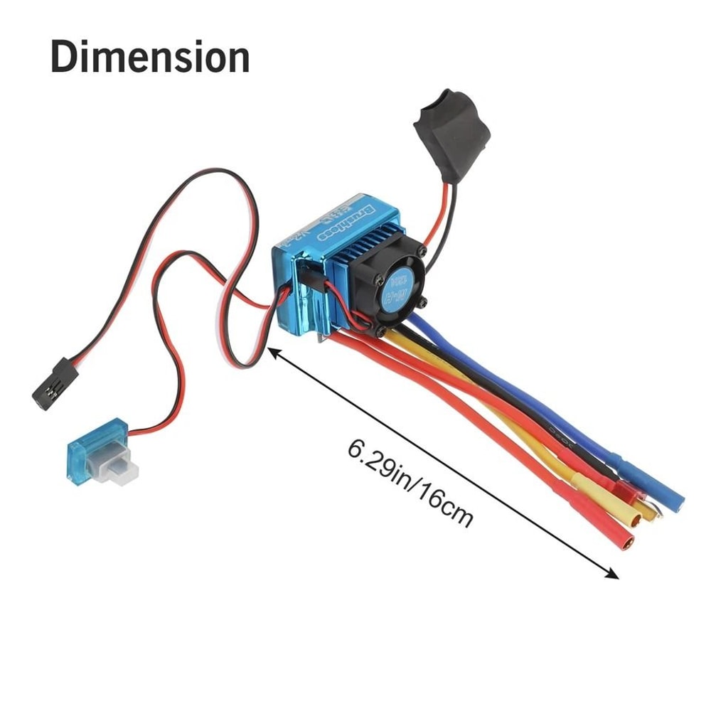 Brushless ESC Speed Controller For RC Cars High Torque Performance 1