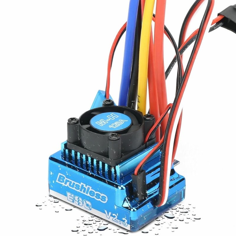 Brushless ESC Speed Controller For RC Cars High Torque Performance 0
