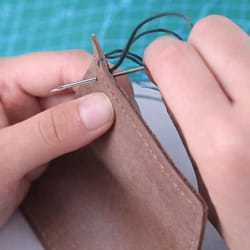 leather sewing kit complete leather stitching needles & awl tools for diy craft, sewing, and leather work