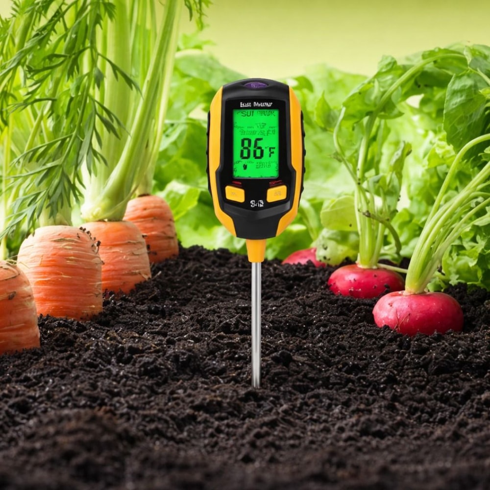 Digital Soil Moisture Tester For Plants Lawn And Garden PH Temperature Light Meter 0