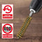 Hex Shank Brass Bore Cleaning Brushes For Power Drills 1