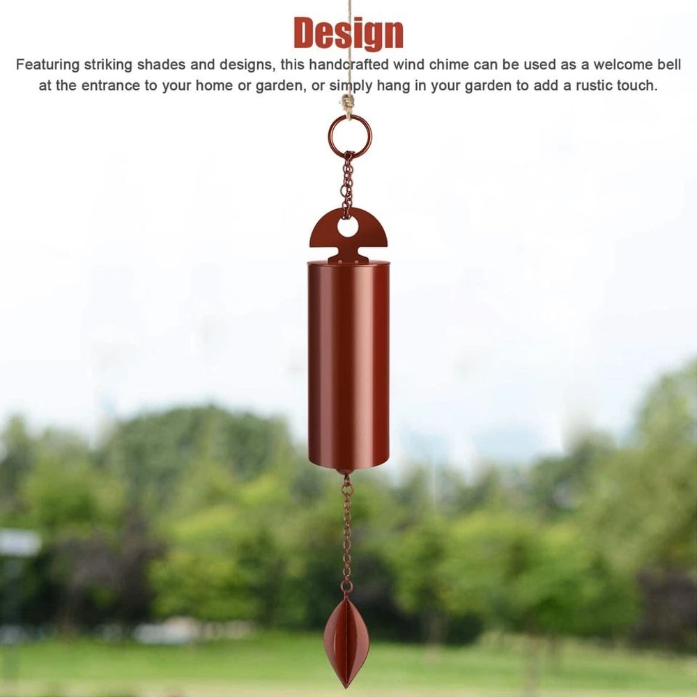 Large Deep Resonance Serenity Bell Heroic Windchime For Home Outdoor And Yard Decoration 5