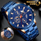 Waterproof Stainless Steel Men Watch With Luminous Movement 2