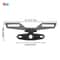 Universal Motorcycle Folding License Plate Bracket With Tail Light Holder 3