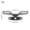 Universal Motorcycle Folding License Plate Bracket With Tail Light Holder 3