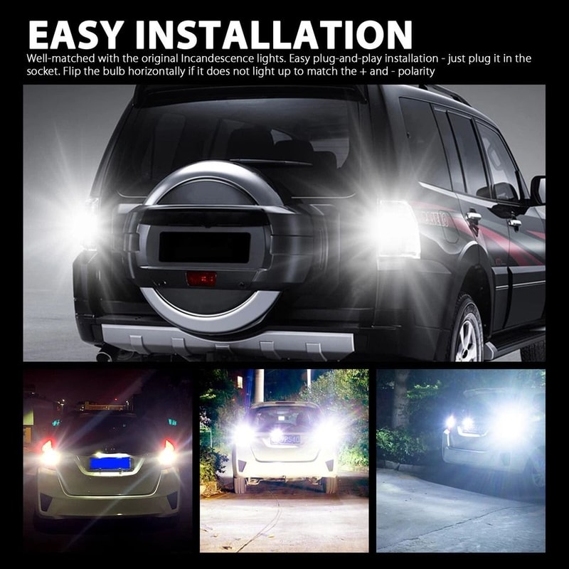 LED Tail Light Bulbs Super Bright Brake Backup And Turn Signal Lighting 1