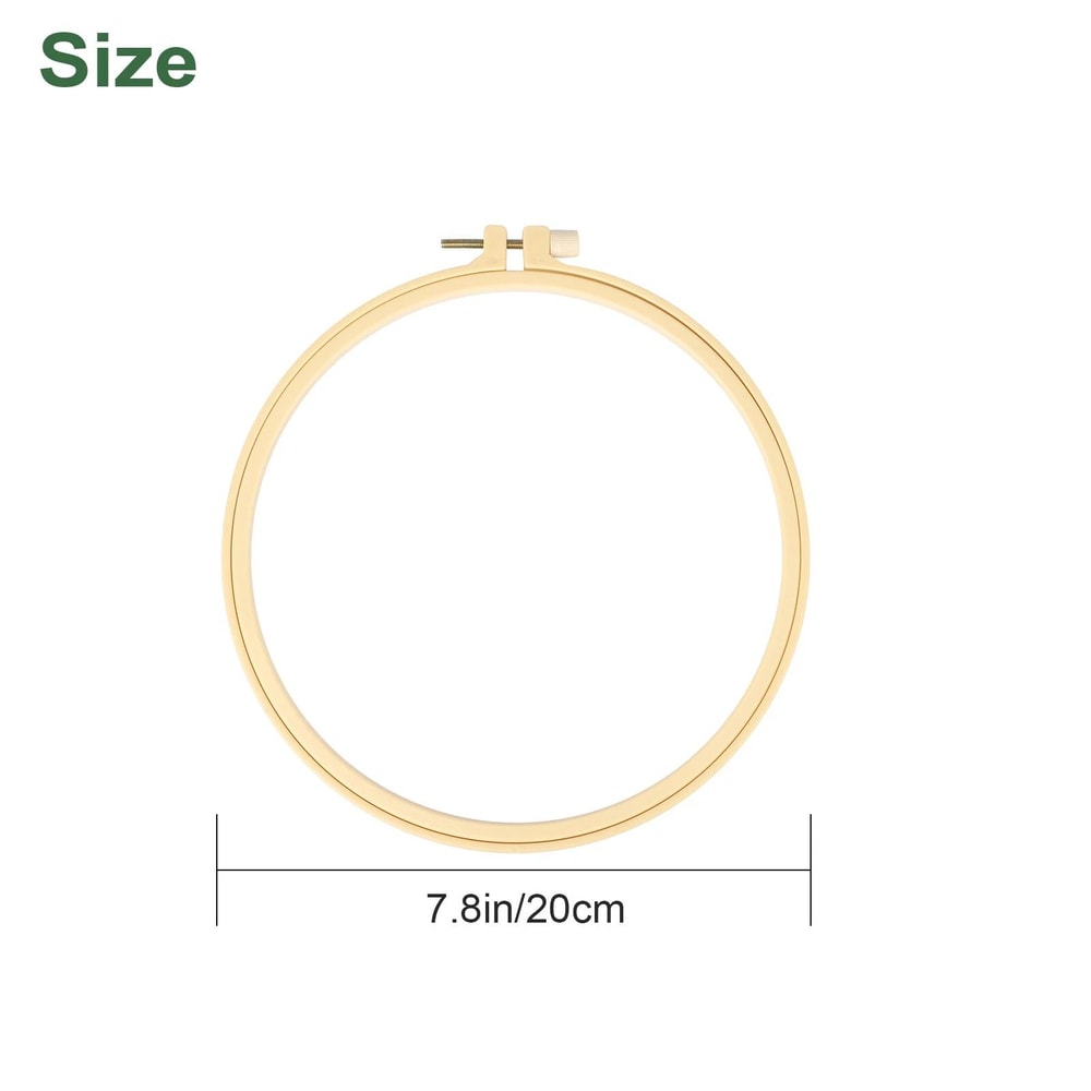 DIY Embroidery Kit For Beginners Floral Cross Stitch Sewing Set With Thread And Hoop 1