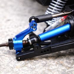 aluminum front caster blocks and rear stub axles