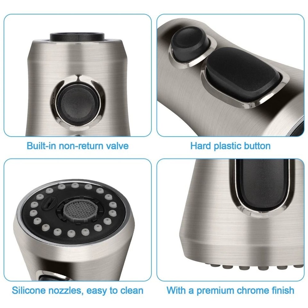 Pull Down Faucet Spray Head Replacement For Kitchen Faucet Part 4